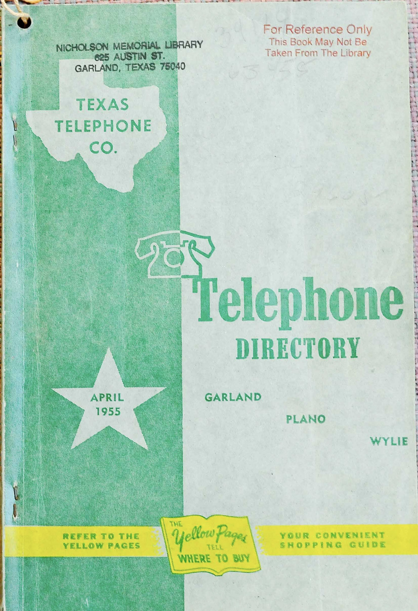 1955 Phone Book