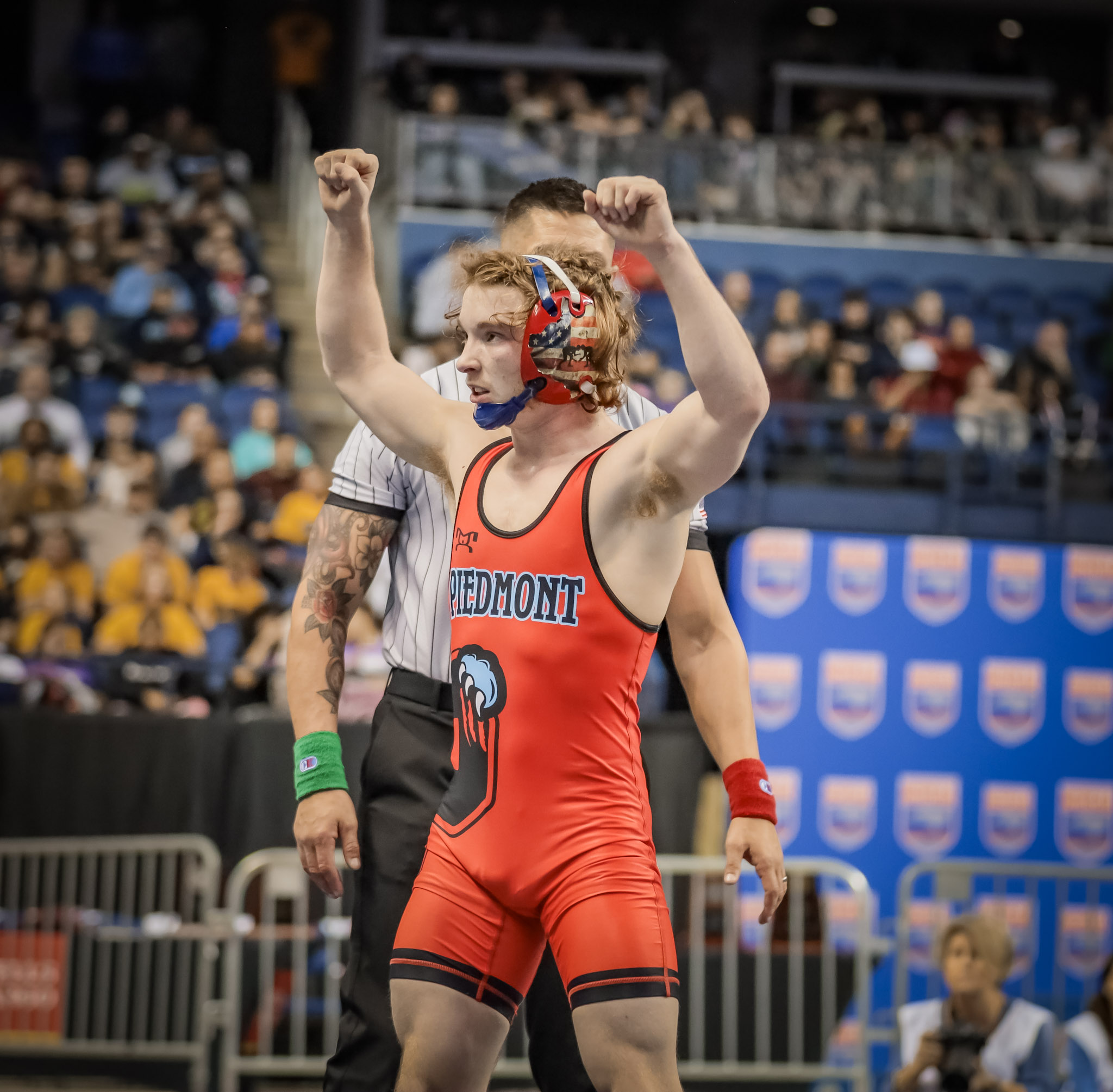 NCHSAA Individual Championship 3A Weight 126 by @KeriYountPhotography