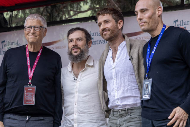 Bill Gates at AI,AI,AI talk Telluride Film Festival