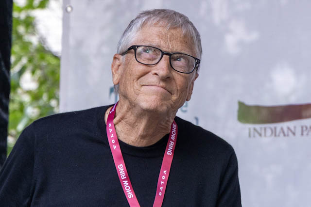 Bill Gates at AI,AI,AI talk Telluride Film Festival