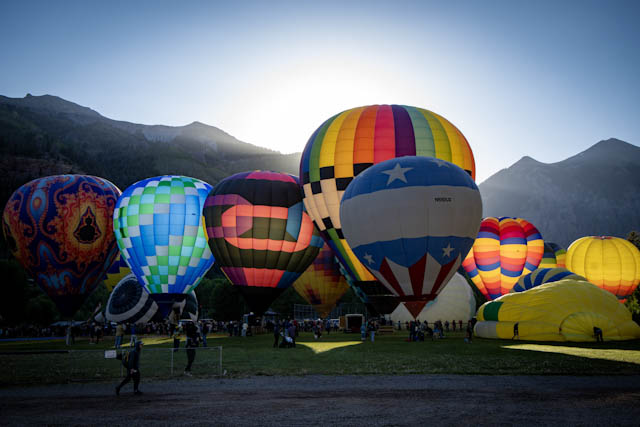 Saturday Morning Telluride Balloon Festival 2026