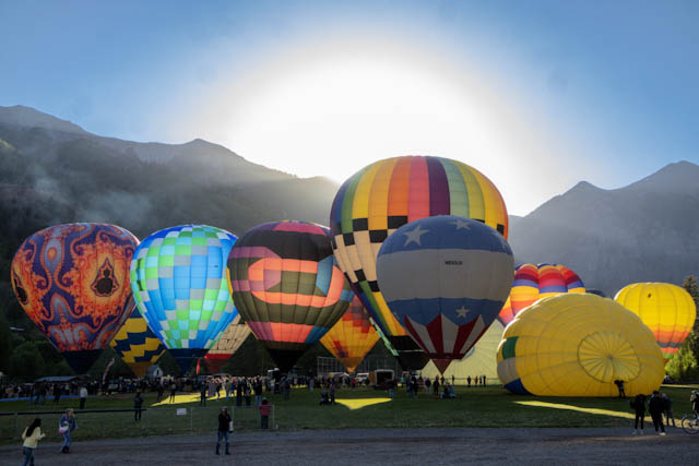 Saturday Morning Telluride Balloon Festival 2026